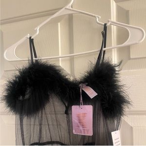 NWT Savage X Fenty sheer jumpsuit